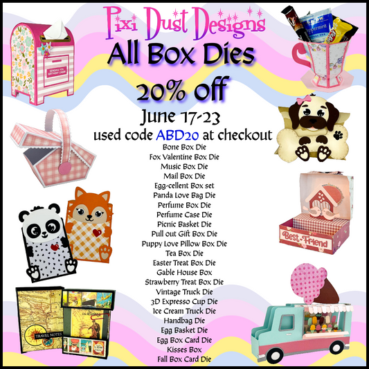 20% Discount on all Box Dies!