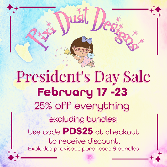 President's Day Sale - ALL WEEK!