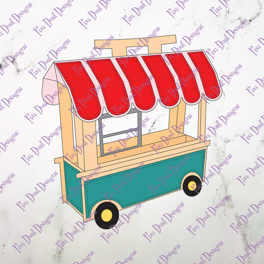 Food Cart Die Set ***pre-order ETA expected first week of April***