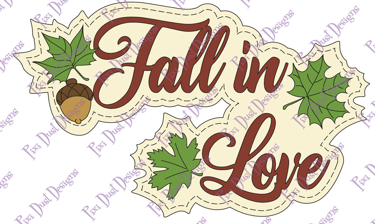 Welcome Fall & Fall In Love Die Set