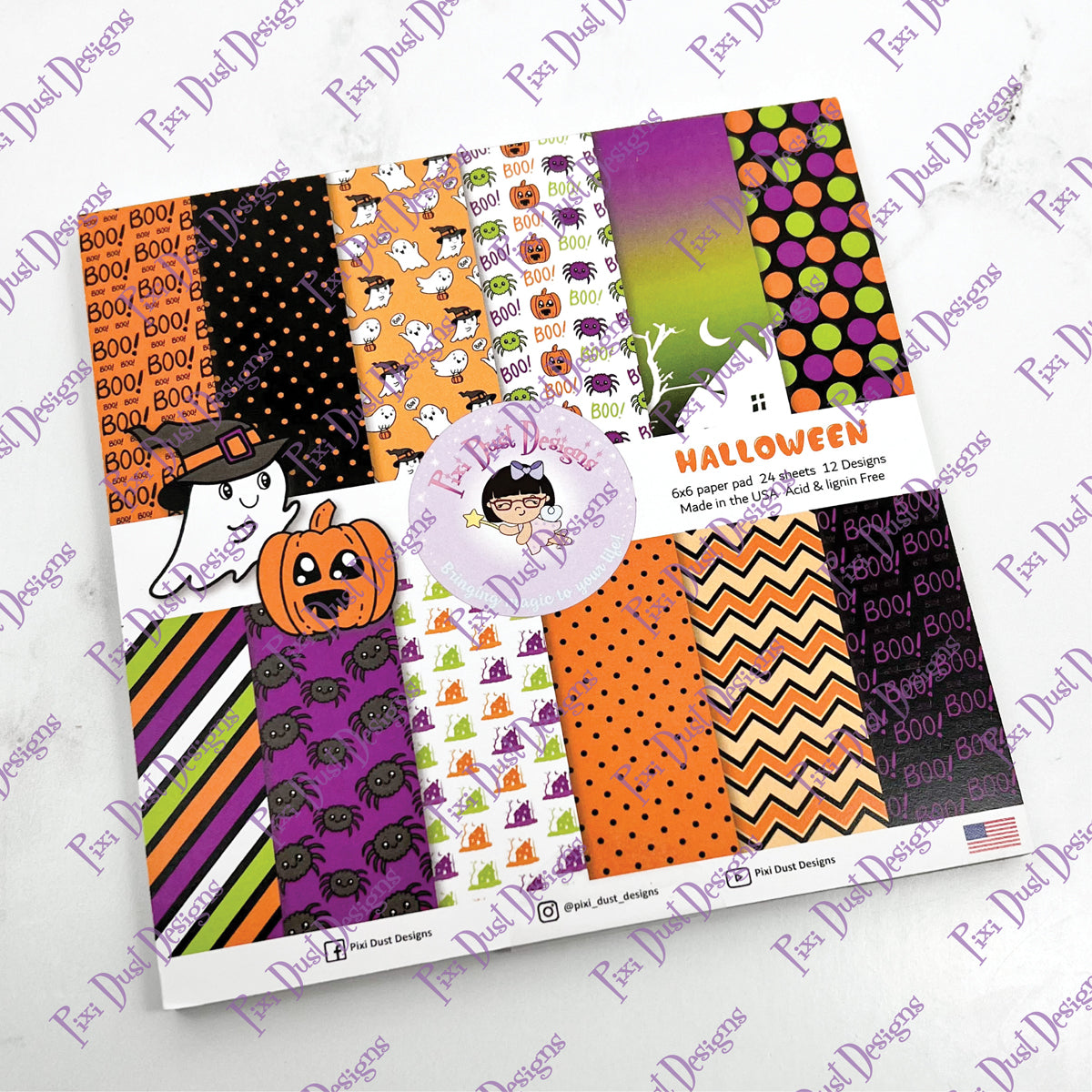 Halloween Paper Pad 6x6