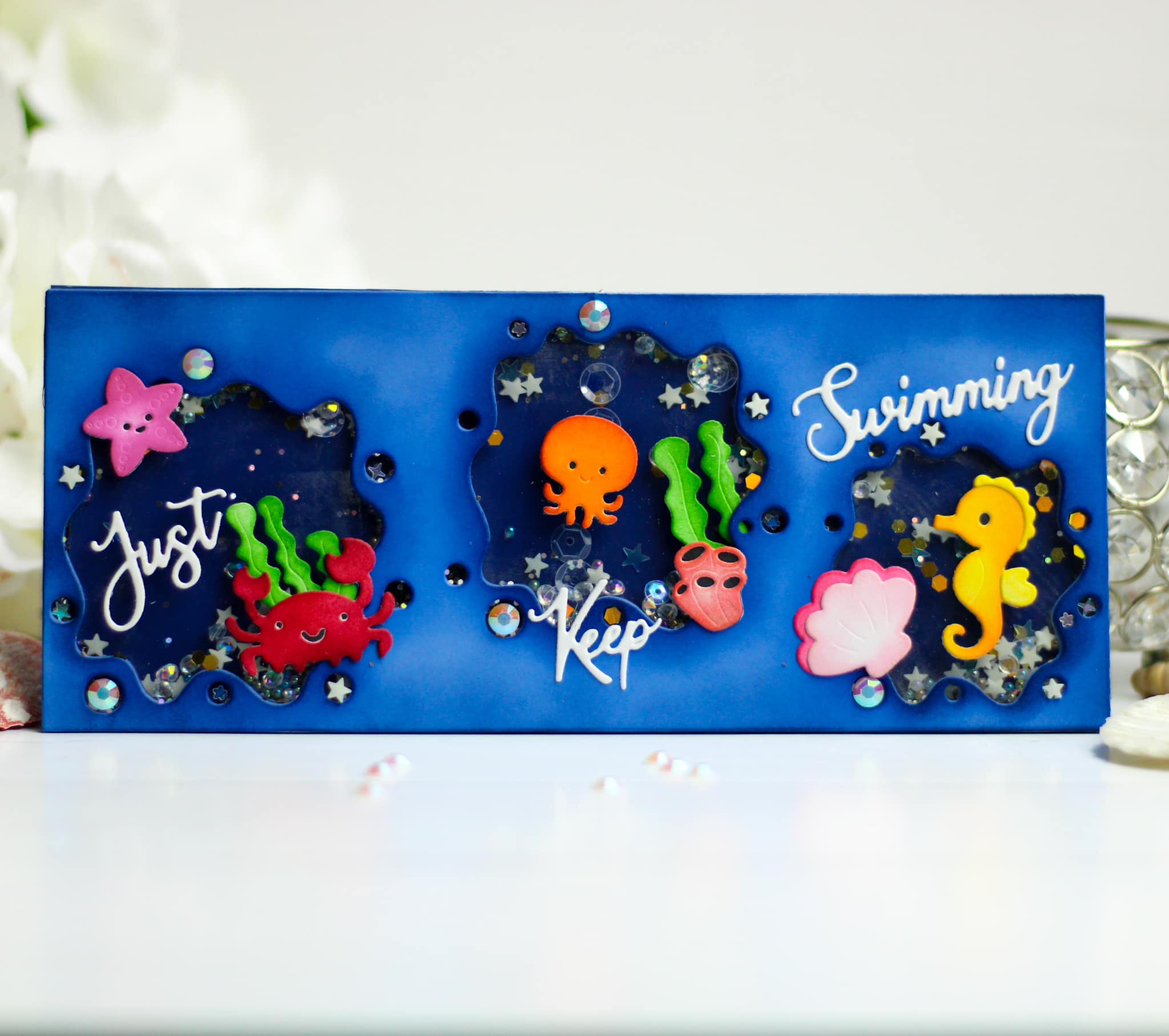 Keep Swimming Slimline – pixi dust designs