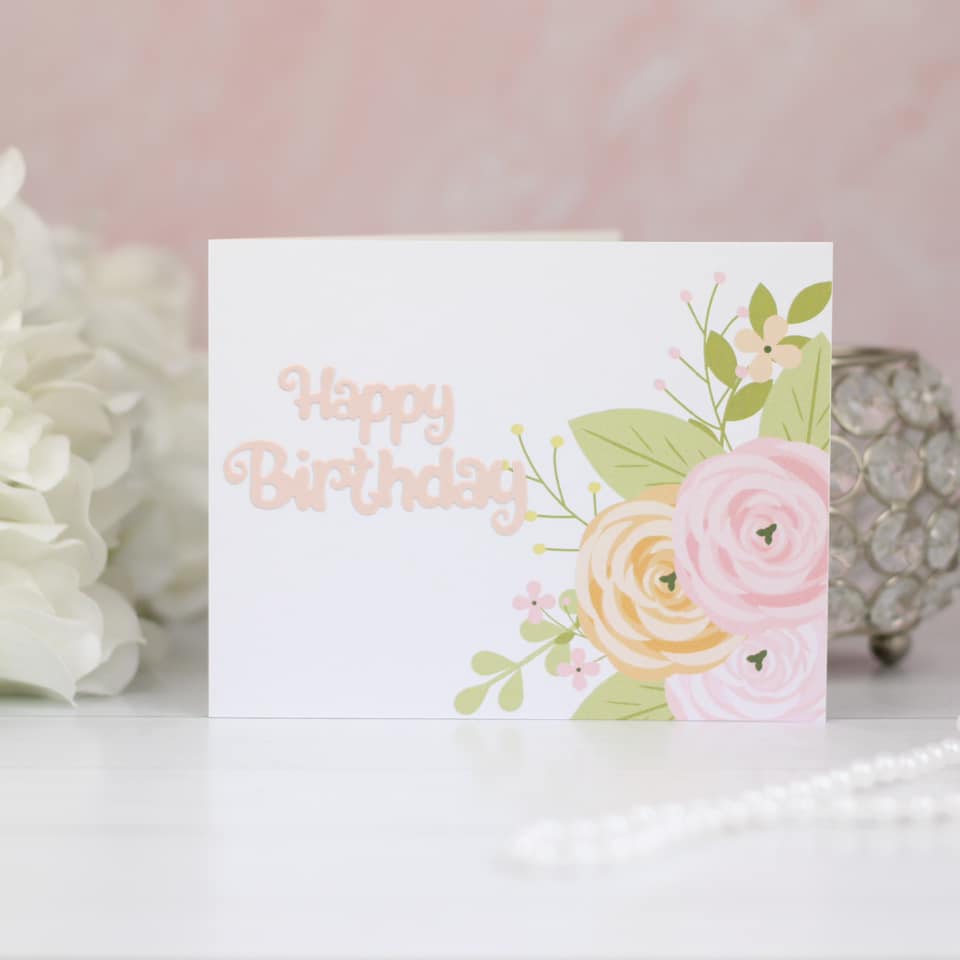 Bella Flowers Paper Pad 6x6