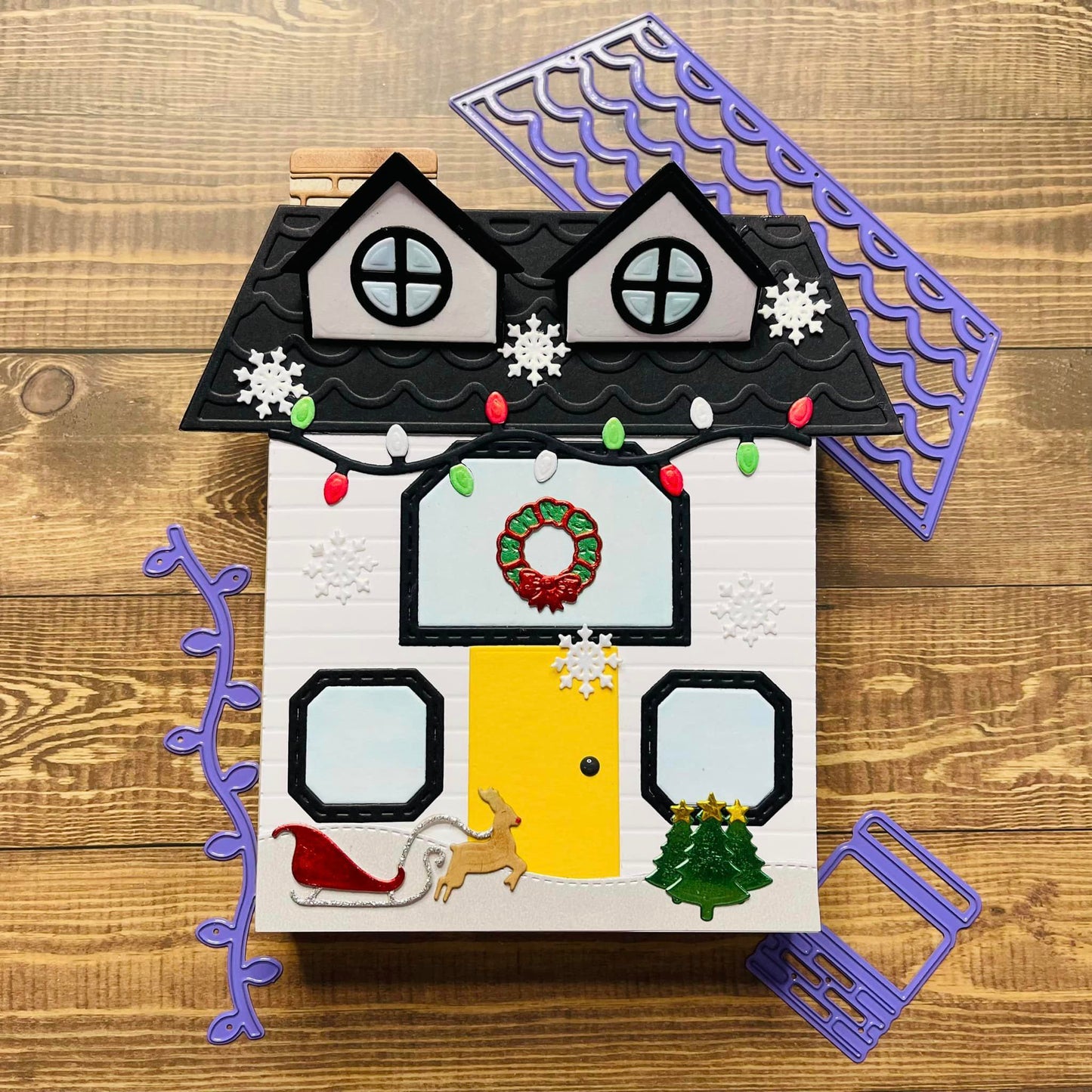 Christmas Card Box Die