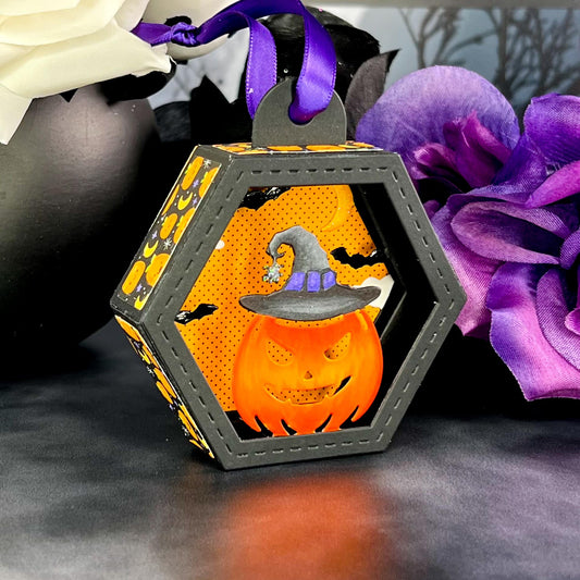 Hexagon and Halloween Add-On Die Bundle