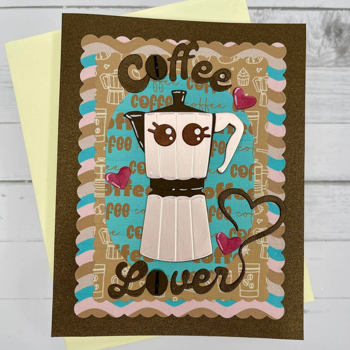 Coffee Paper Pad 6x6