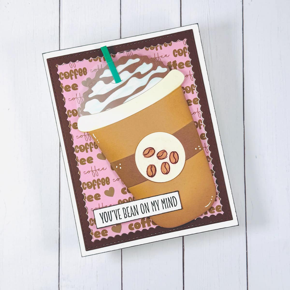 Coffee Paper Pad 6x6